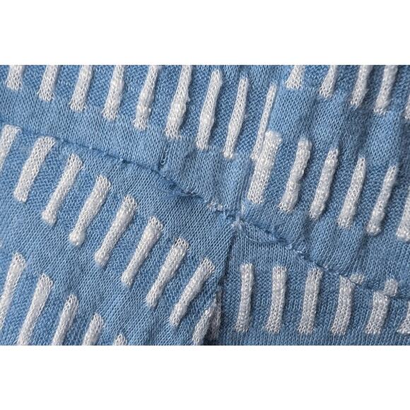 Caution to the Wind Blue & White Wrap Mini Dress S | Flutter Sleeve Cottagecore - Picture 5 of 11